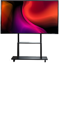 Blackfoot-stand Totem Touch Screen da 65" 75" 86" Orizzontale 